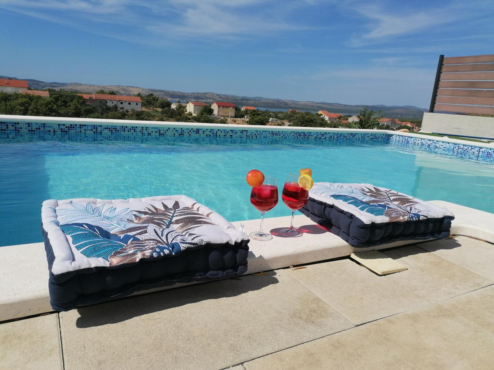 Villa Scolopax Rusticola Skradin With Heated Pool Dış mekan fotoğraf